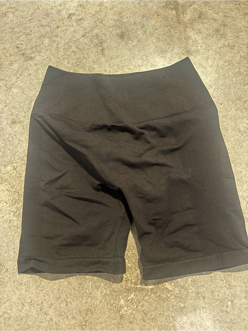 Aurola Black Women's High-Waist Biker Shorts
